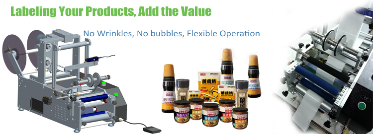 T Vertikalni avtomatski stroj za etiketiranje okrogle posode